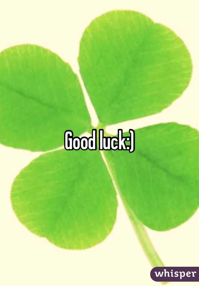 Good luck:) 