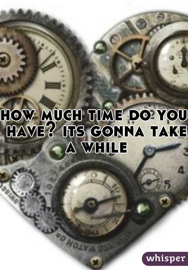how much time do you have? its gonna take a while