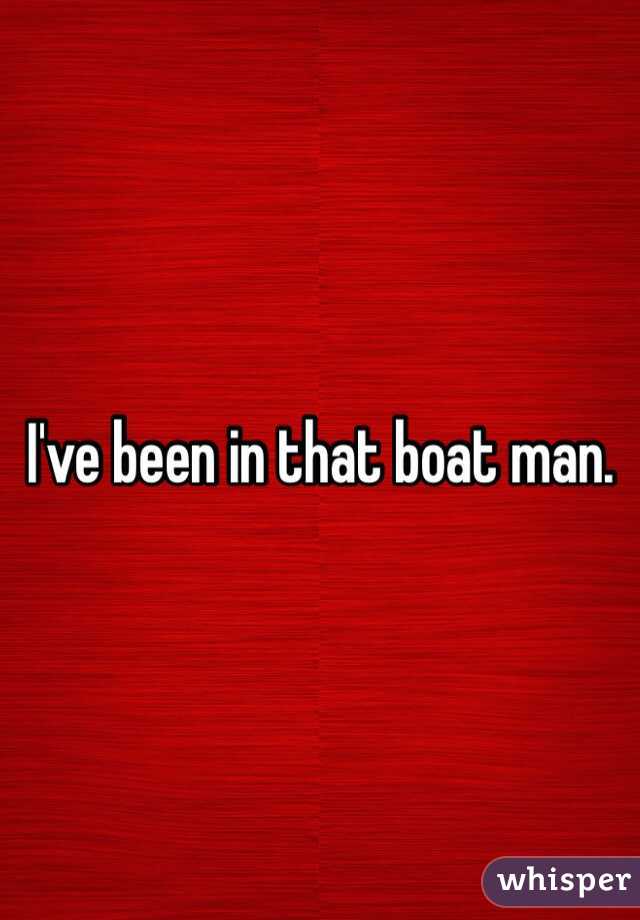 I've been in that boat man. 