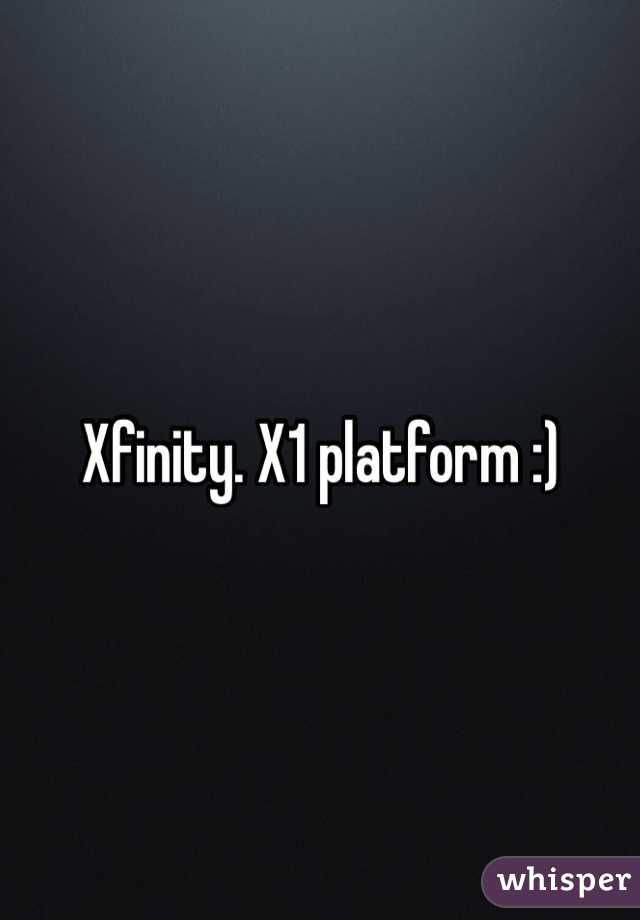 Xfinity. X1 platform :)