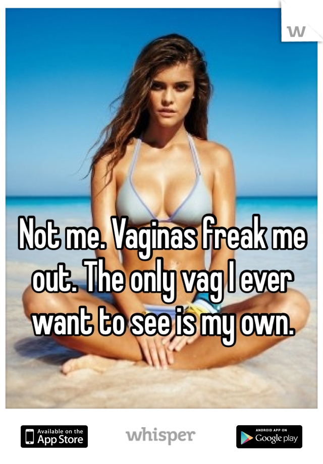 Not me. Vaginas freak me out. The only vag I ever want to see is my own. 