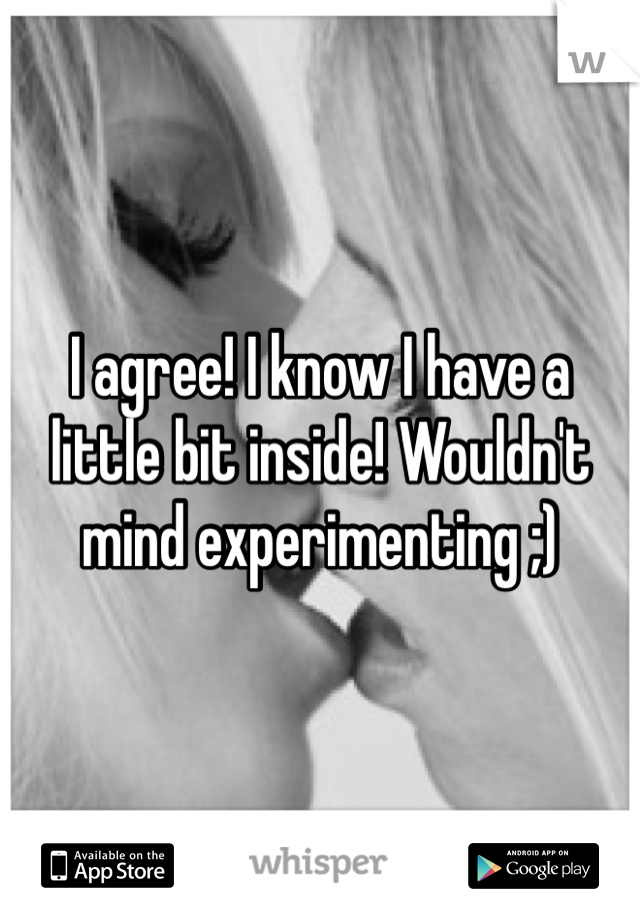 I agree! I know I have a little bit inside! Wouldn't mind experimenting ;)