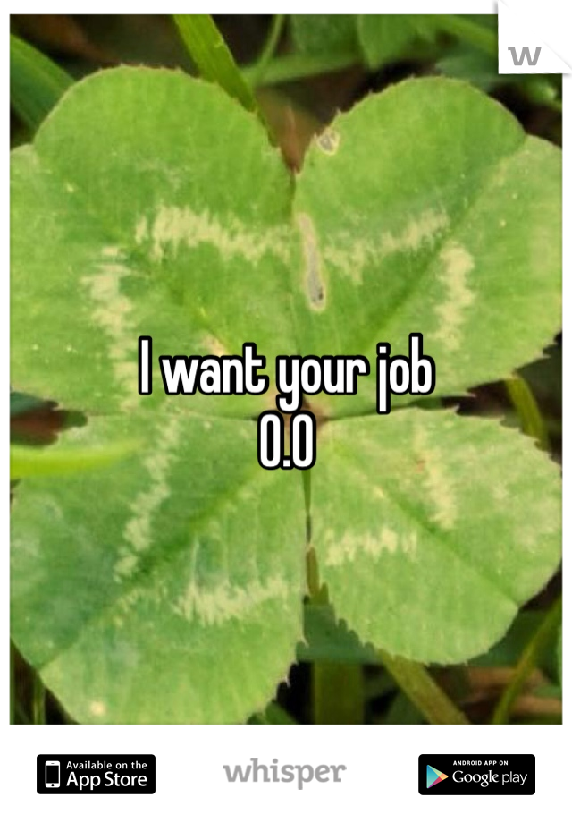 I want your job
0.0