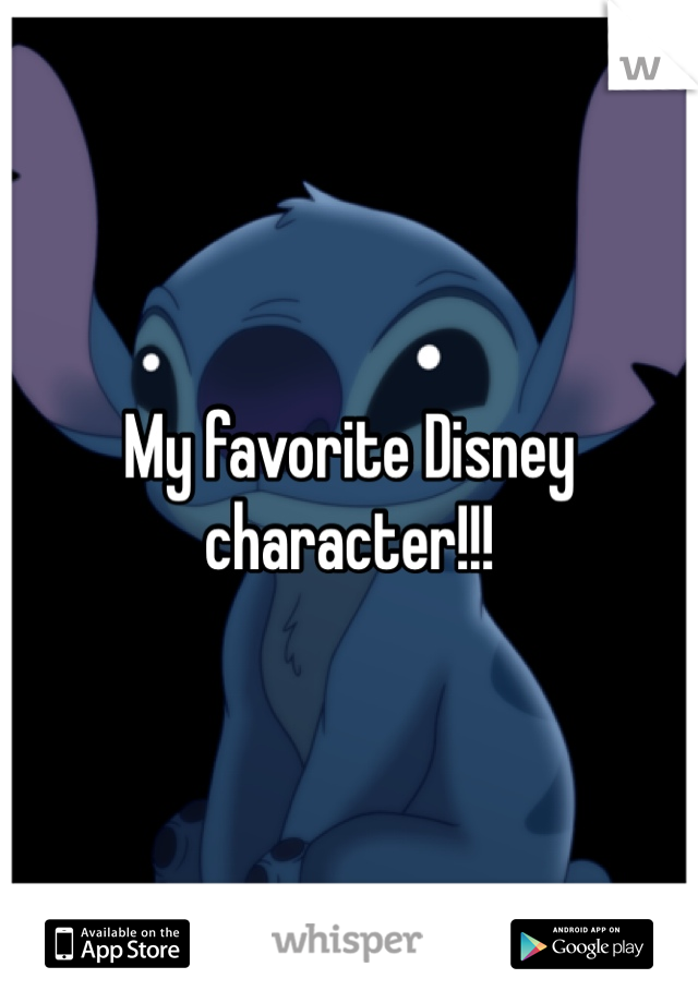 My favorite Disney character!!!