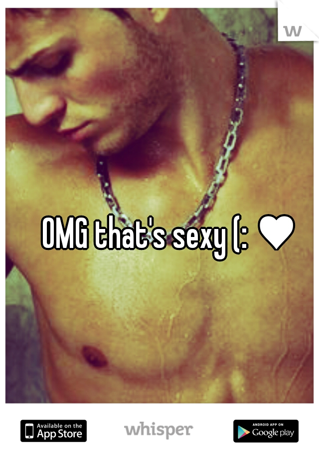OMG that's sexy (: ♥