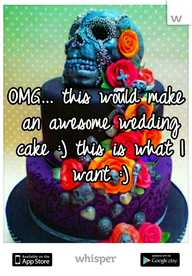 OMG... this would make an awesome wedding cake :) this is what I want :)