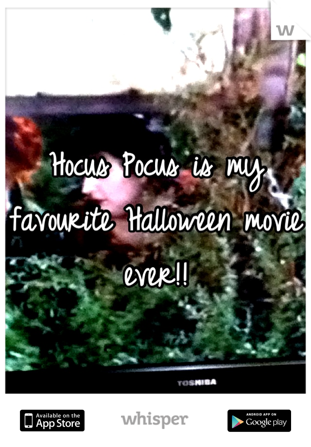 Hocus Pocus is my favourite Halloween movie ever!!