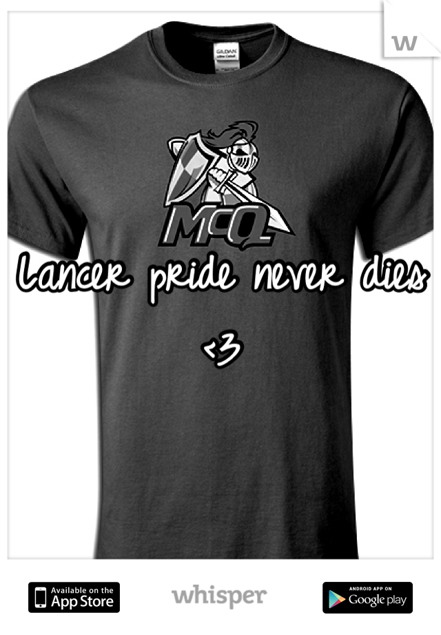 Lancer pride never dies <3