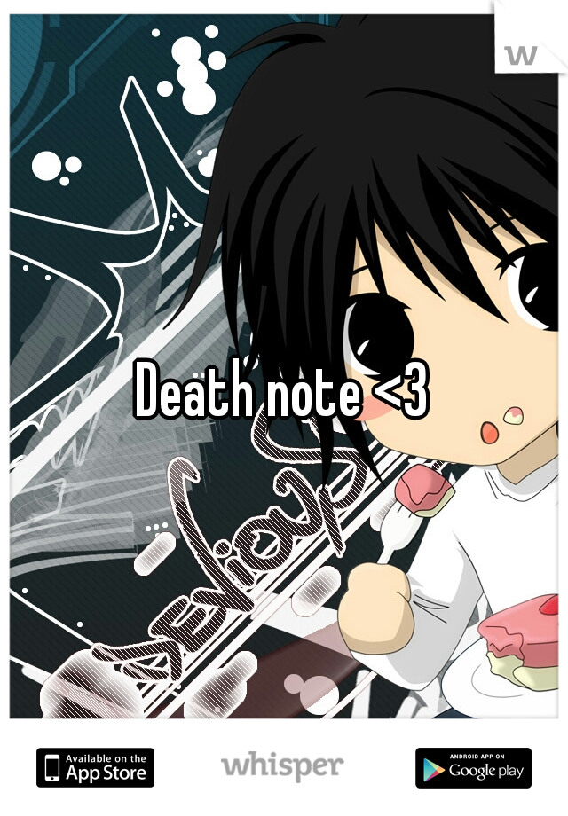 Death note <3