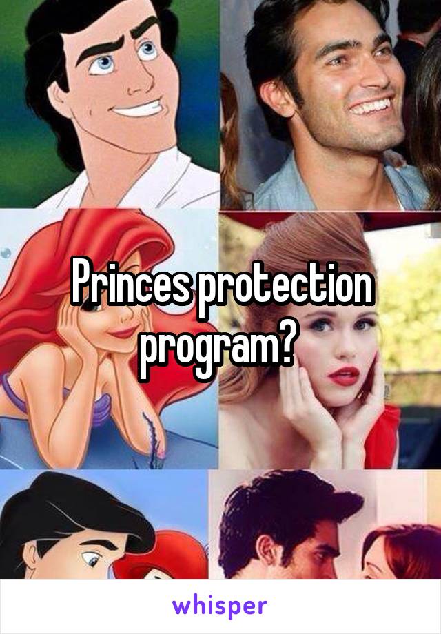 Princes protection program? 