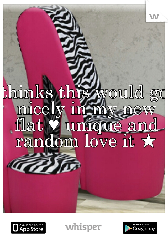thinks this would go nicely in my new flat ♥ unique and random love it ★