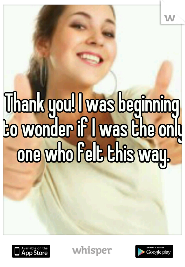 Thank you! I was beginning to wonder if I was the only one who felt this way.
