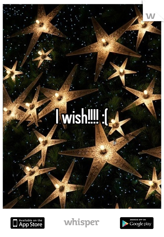 I wish!!!! :(