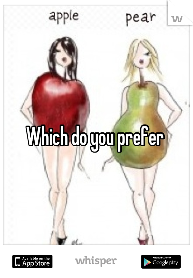Which do you prefer 
