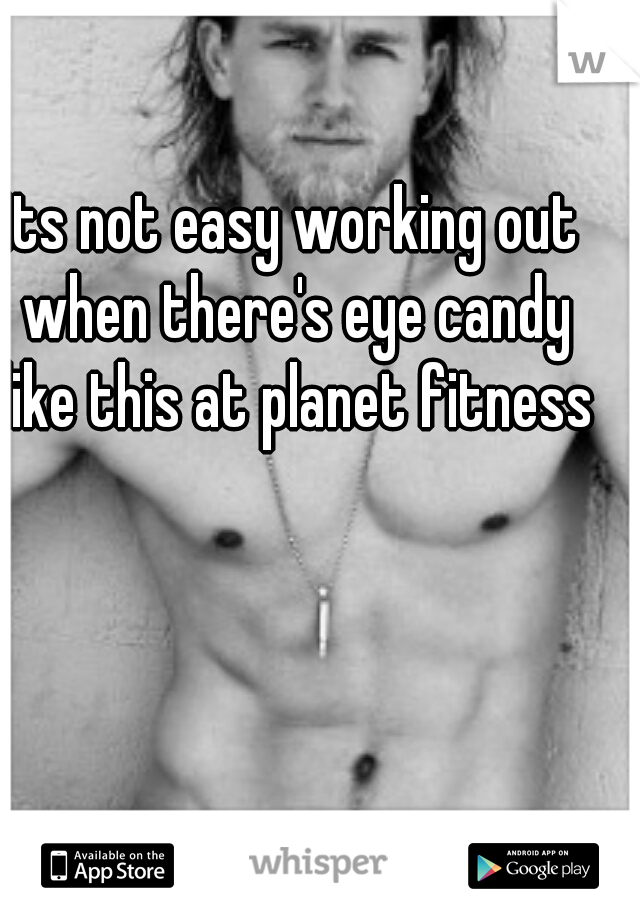 its not easy working out when there's eye candy like this at planet fitness