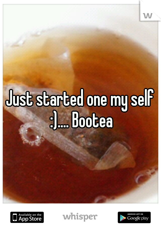 Just started one my self :).... Bootea