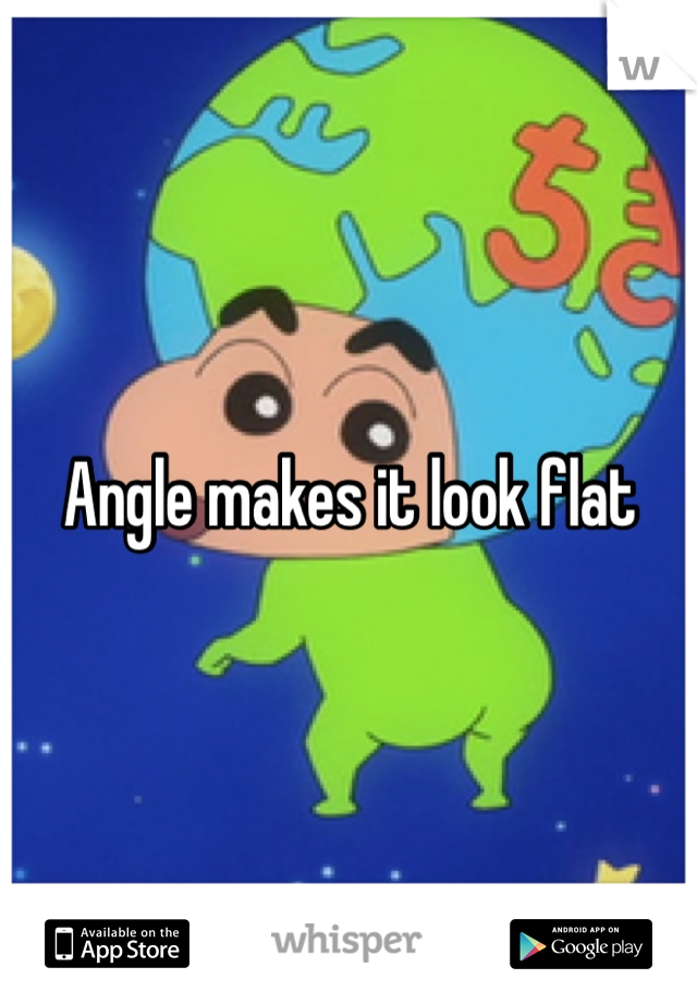 Angle makes it look flat 