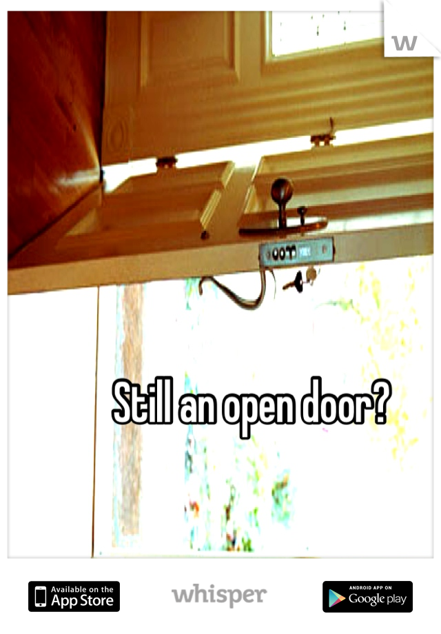Still an open door?
