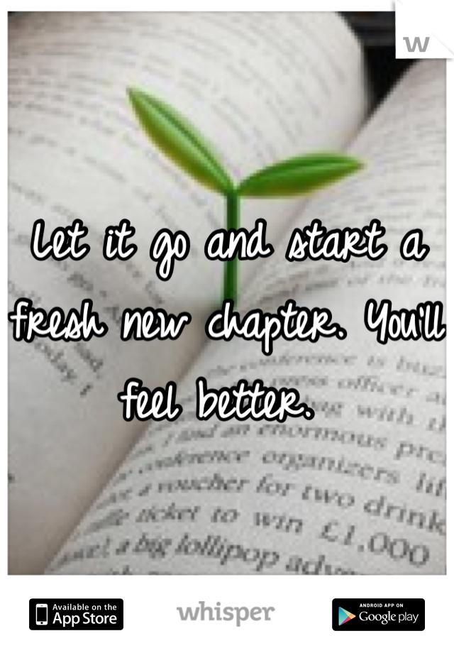 Let it go and start a fresh new chapter. You'll feel better. 