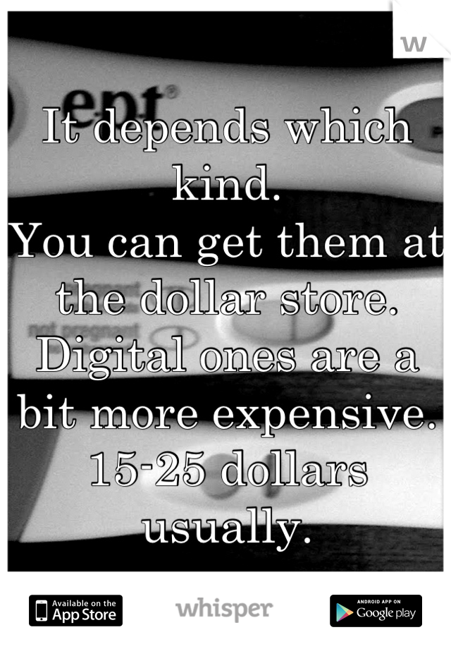 It depends which kind. 
You can get them at the dollar store. 
Digital ones are a bit more expensive. 15-25 dollars usually.