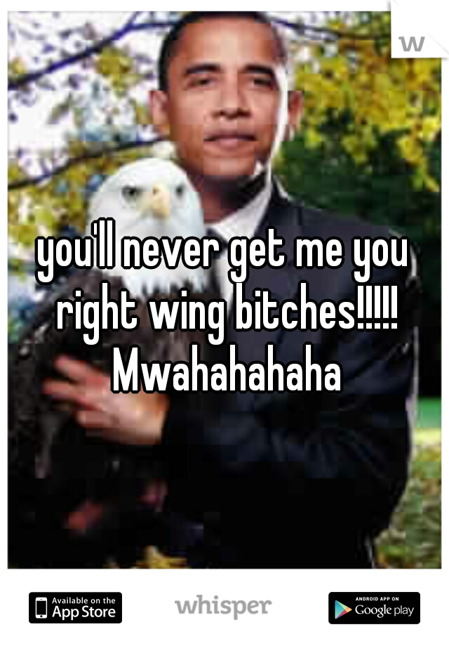 you'll never get me you right wing bitches!!!!! Mwahahahaha