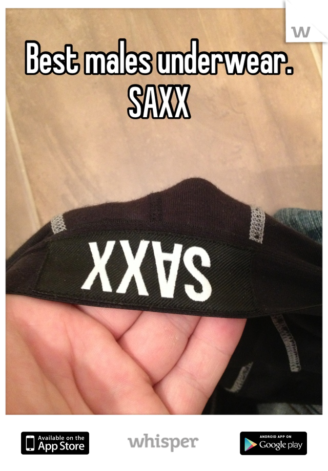 Best males underwear. SAXX