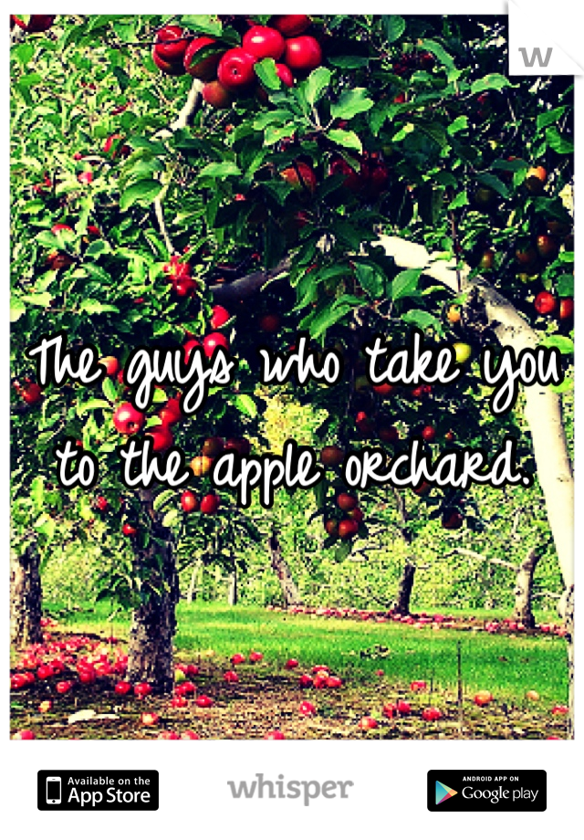 The guys who take you to the apple orchard.
