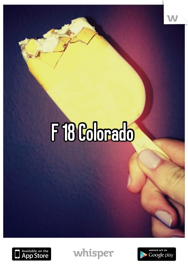 F 18 Colorado 
