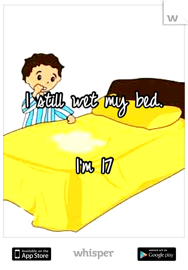 I still wet my bed.

I'm 17