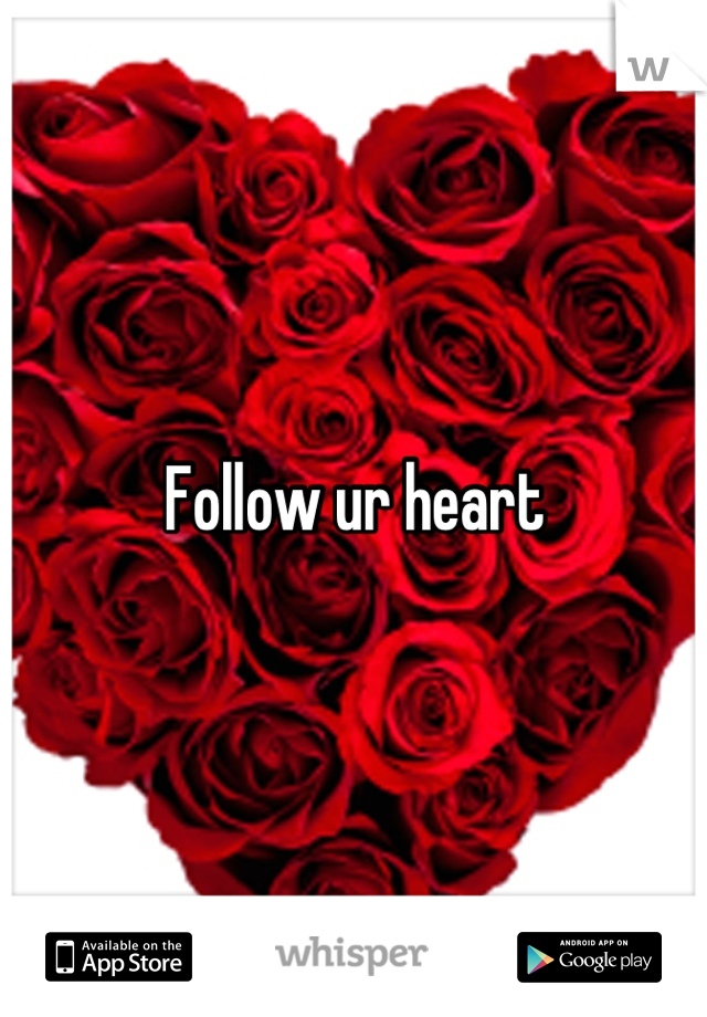 Follow ur heart