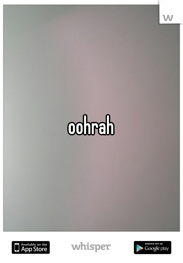 oohrah