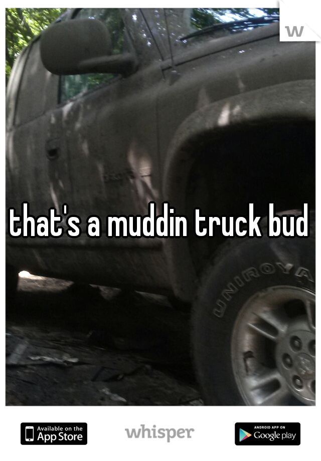 that's a muddin truck bud