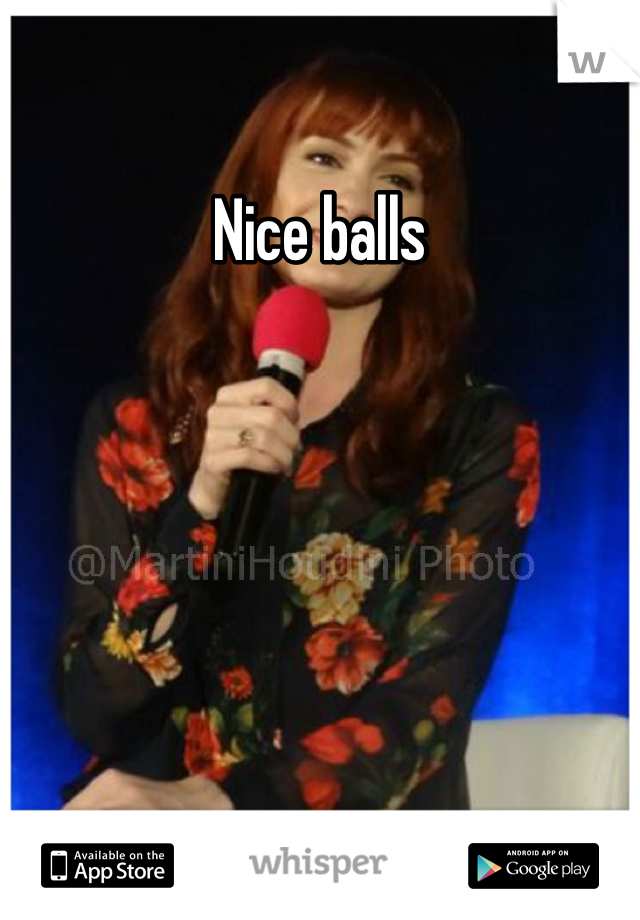 Nice balls