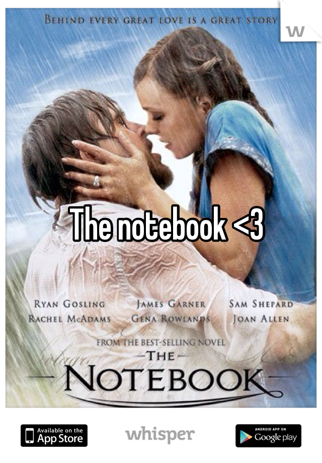 The notebook <3