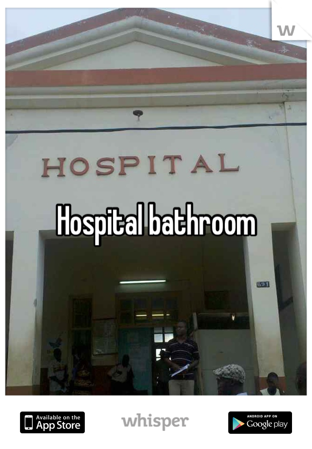 Hospital bathroom