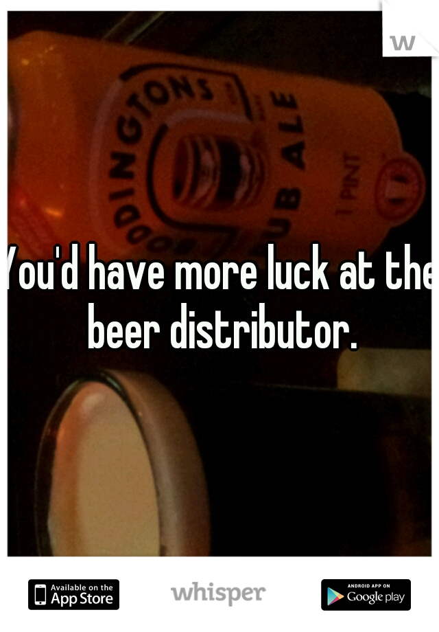 You'd have more luck at the beer distributor.