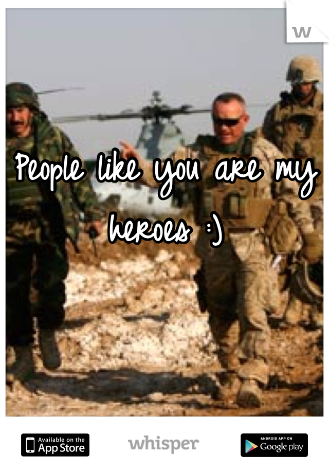 People like you are my heroes :)