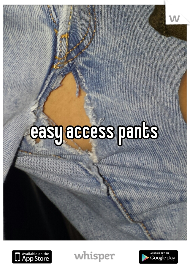 easy access pants