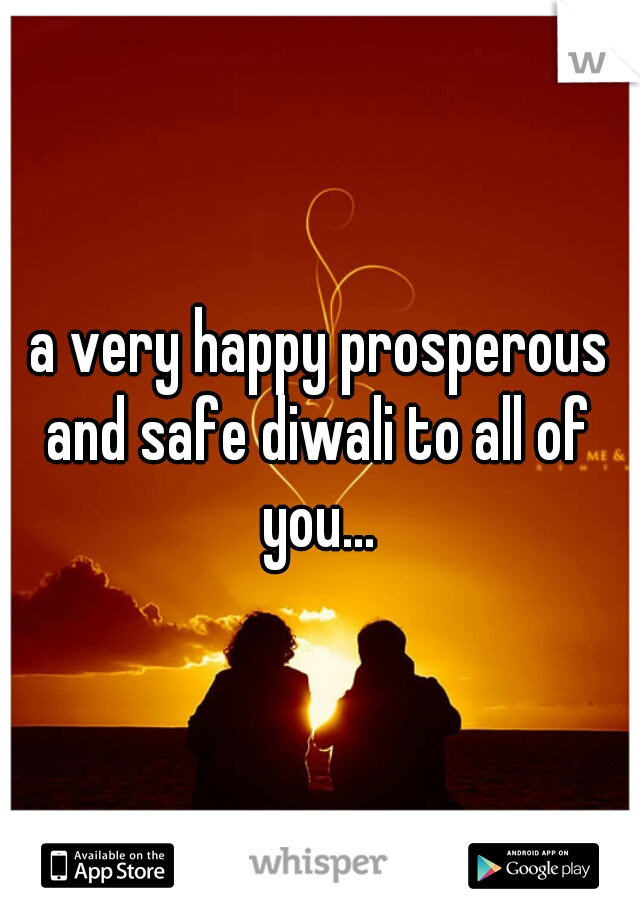 a very happy prosperous and safe diwali to all of you... 