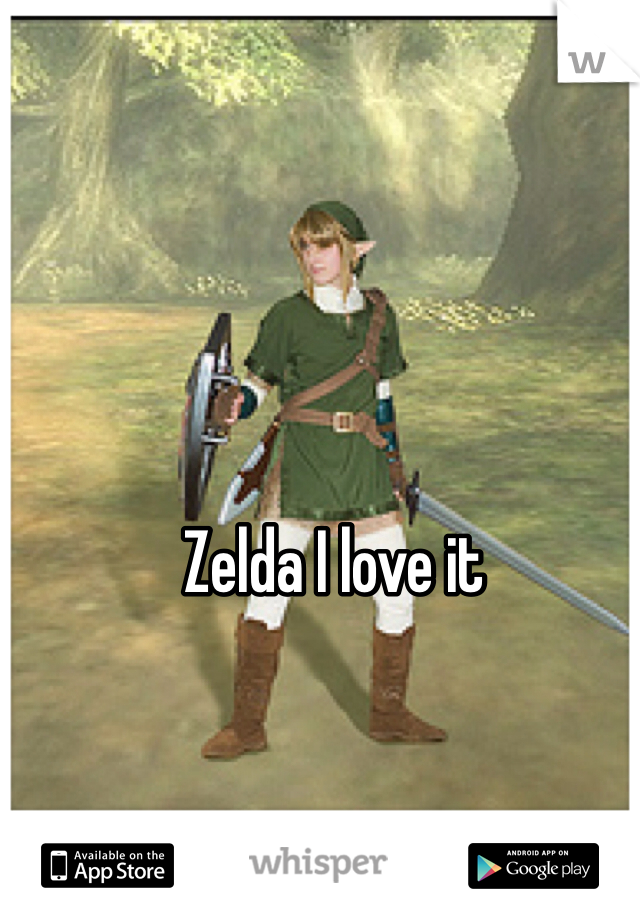 Zelda I love it 