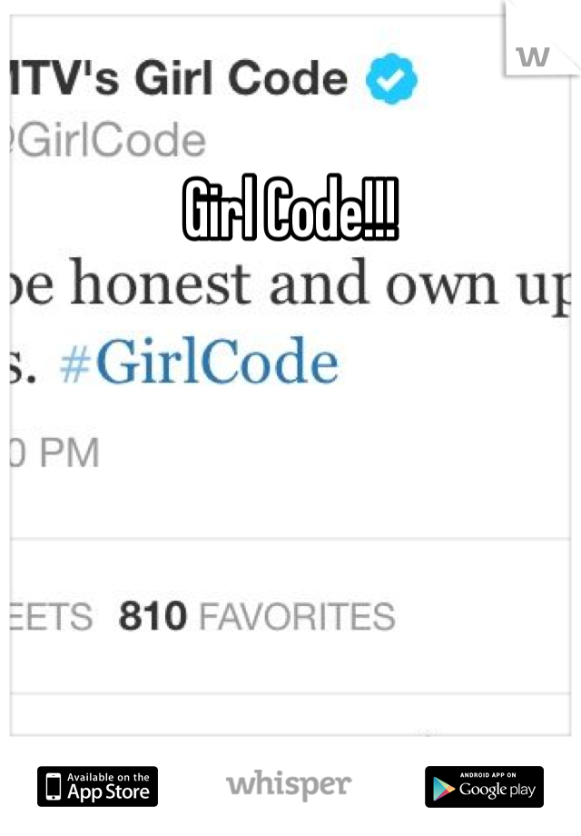 Girl Code!!!