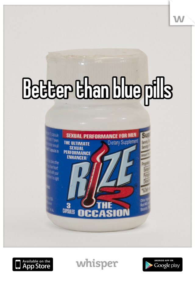 Better than blue pills