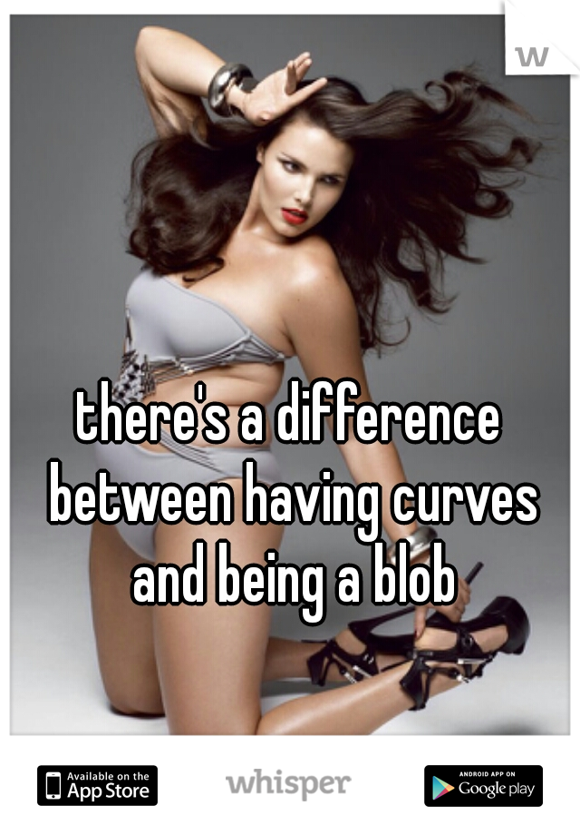 there's a difference between having curves and being a blob