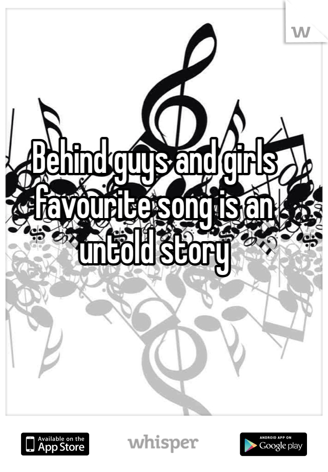 Behind guys and girls favourite song is an untold story 