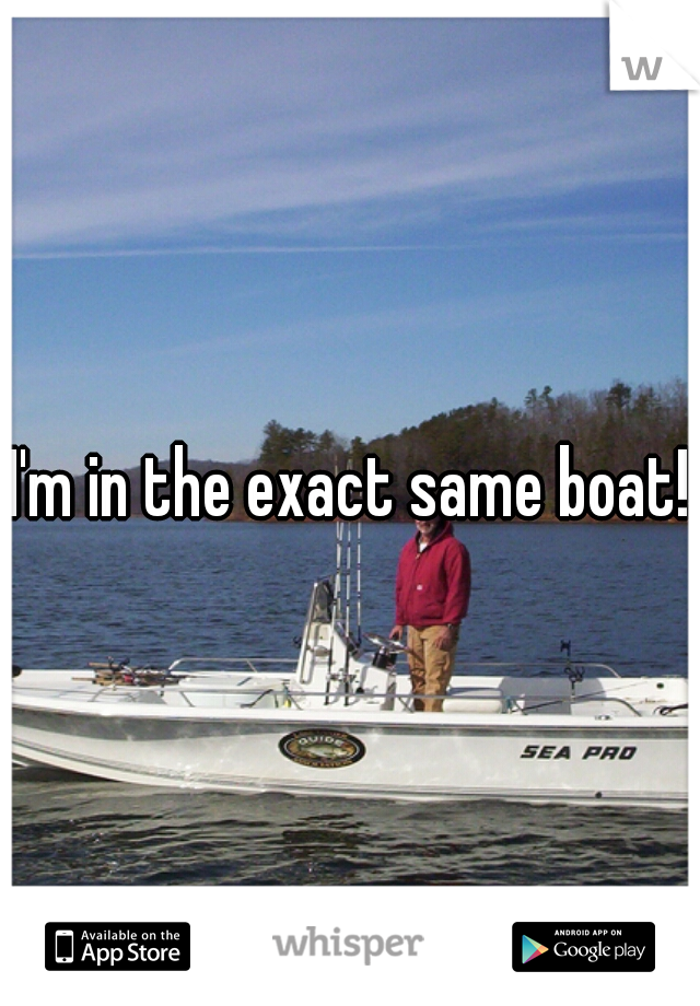 I'm in the exact same boat!