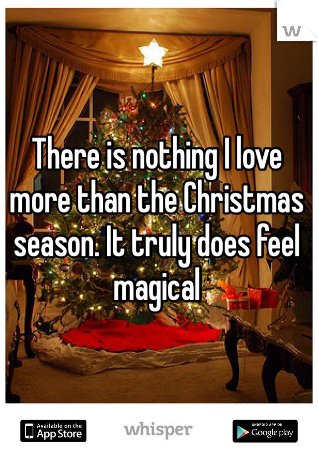 There is nothing I love more than the Christmas season. It truly does feel magical 