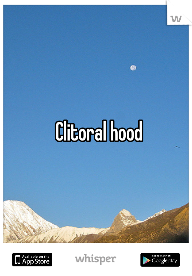 Clitoral hood
