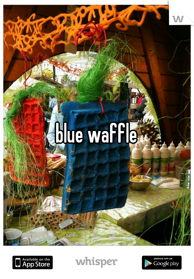 blue waffle