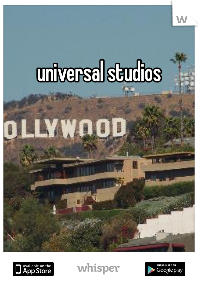 universal studios
