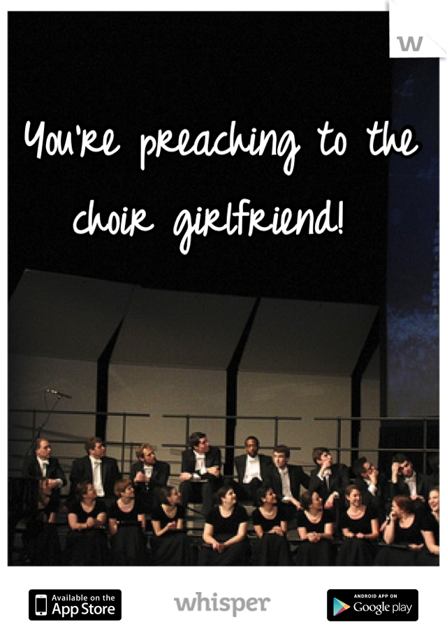 You're preaching to the choir girlfriend! 
